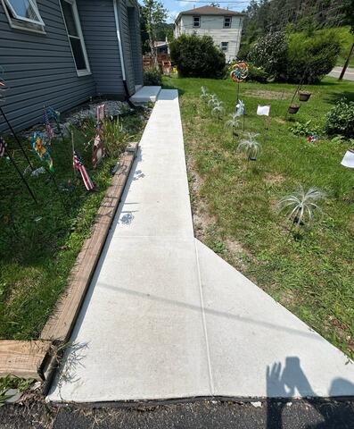 Concrete Walkway Repair in Endicott, NY - After Photo