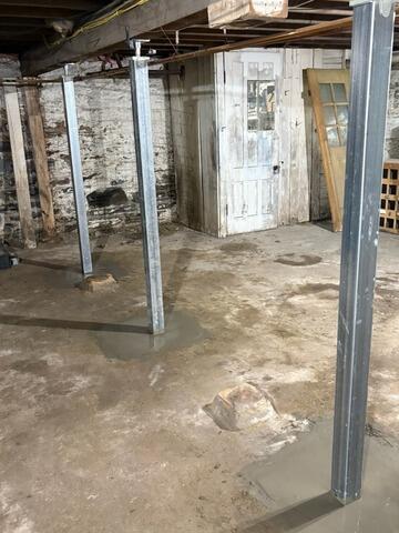 Support Beam Installation in Syracuse, NY - After Photo