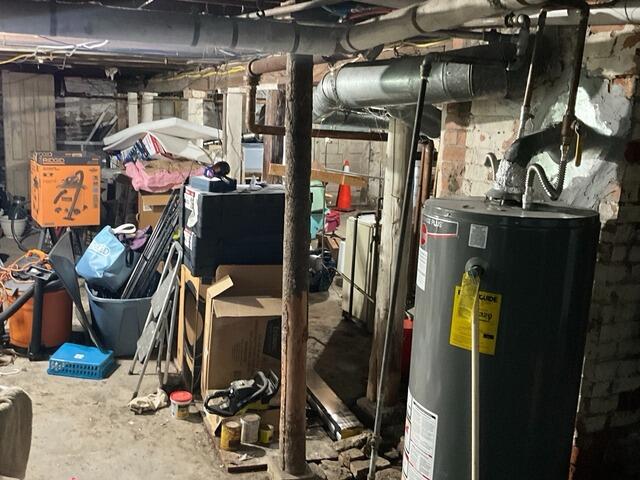 Support Beam Installation in Syracuse, NY - Before Photo