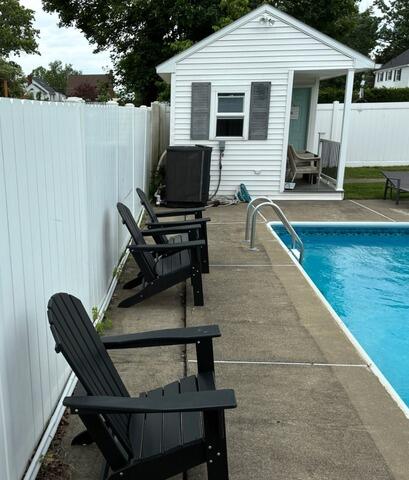 Concrete Pool Deck Repair in Binghamton, NY - Before Photo