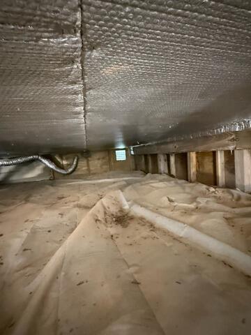 Crawl Space Support Solutions in Kirkville, NY - Before Photo