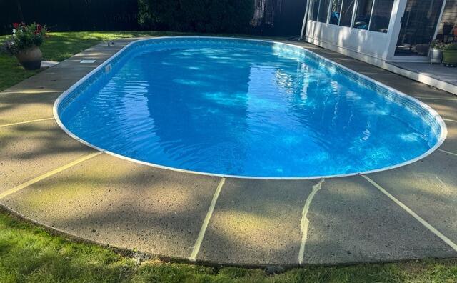 Pool Deck Repair in Liverpool, NY - After Photo