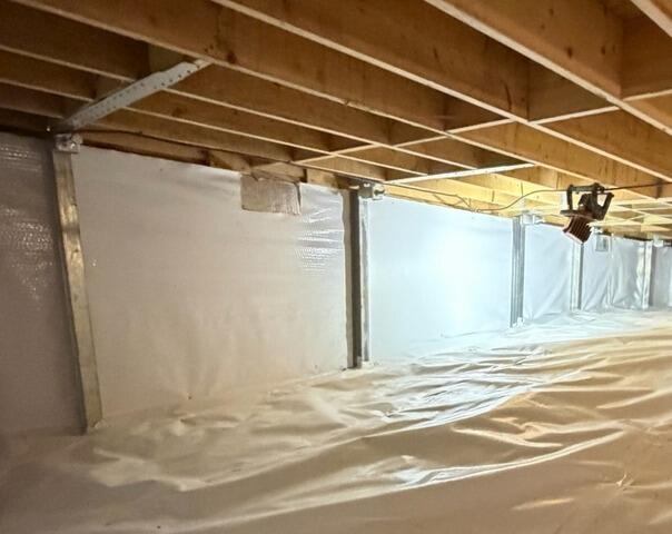 Deteriorating Crawl Space Solutions in Theresa, NY - After Photo
