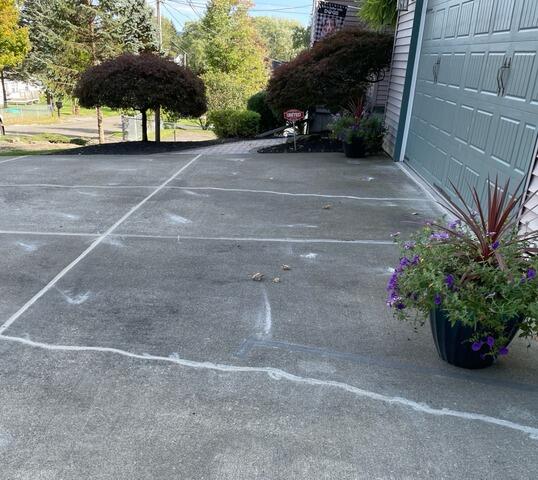 Concrete Driveway Repair in Waverly, NY - After Photo