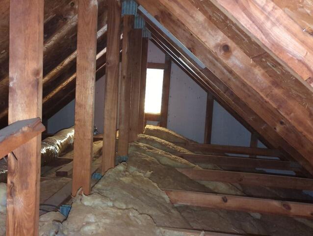 Leesburg, VA Homeowner Attic Insulation Transformation - Before Photo