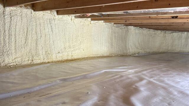 Musty Crawl Space Makeover