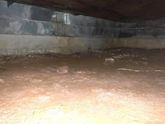 Musty Crawl Space Makeover