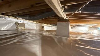 Berryville home crawl space encapsulation