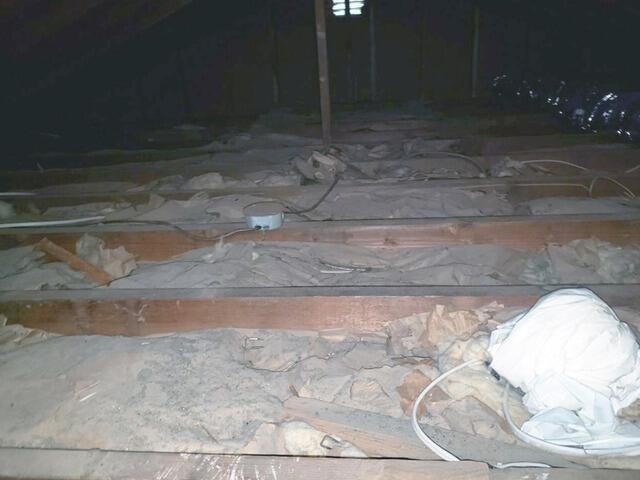 Attic Air Sealing and R-60 Insulation Upgrade in Little Silver, NJ - Before Photo