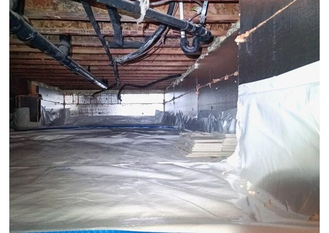 Cold Floors Eliminated with Crawl Space Insulation and Encapsulation in Long Branch, NJ