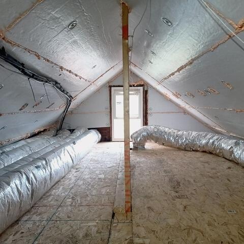 SuperAttic in Asbury Park, NJ Protects Ductwork From Extreme Temperatures