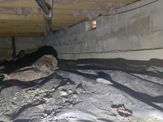 Vented Crawlspace Causing Drafts, Moisture & High Energy Bills in Manchester, NJ