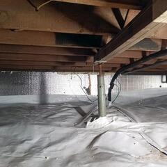 Bradley Beach, NJ Crawlspace Inspection Reveals Insulation, Air Leakage & Moisture Issues