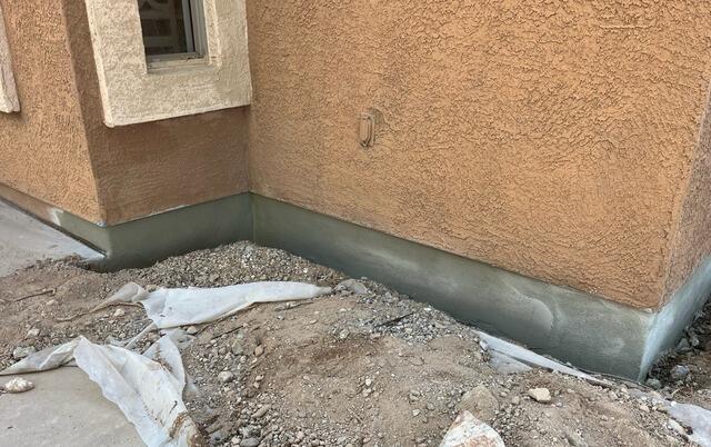 Concrete Stem Wall Repair Before and After Goodyear, Arizona - After Photo
