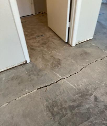 Crack Stitch Concrete Repair - Phoenix, AZ - Before Photo