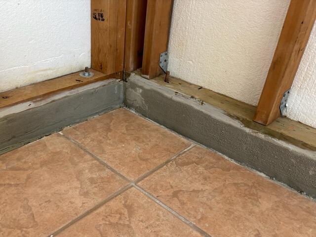 Stem Wall Restoration Process | Chandler, AZ | Interior Foundation Repair - After Photo