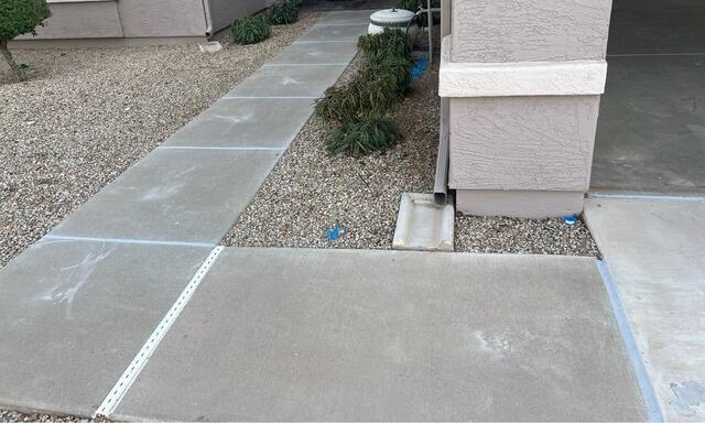 Smooth & Sealed Walkway Restoration in Gilbert, AZ - After Photo