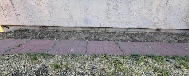 Before and After Stem Wall Repair Along Home Exterior in Chandler, AZ - Before Photo