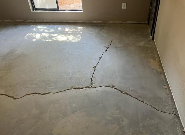 Interior Concrete Crack Stitch Repair in Prescott, AZ
