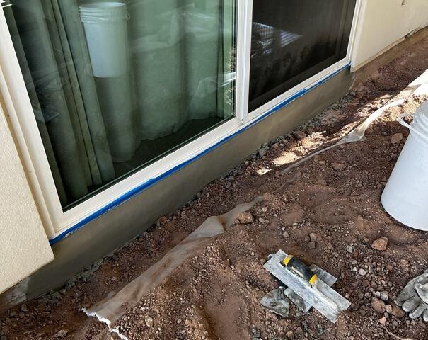 Stem Wall Repair and Protective Coating Installation in Scottsdale, AZ - After Photo