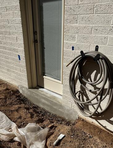 Scottsdale, AZ Stem Wall Repair Near Exterior Entryway - After Photo