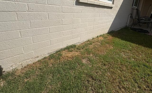 Stem Wall Repair in Chandler, AZ | Before & After Exterior Foundation Restoration - Before Photo