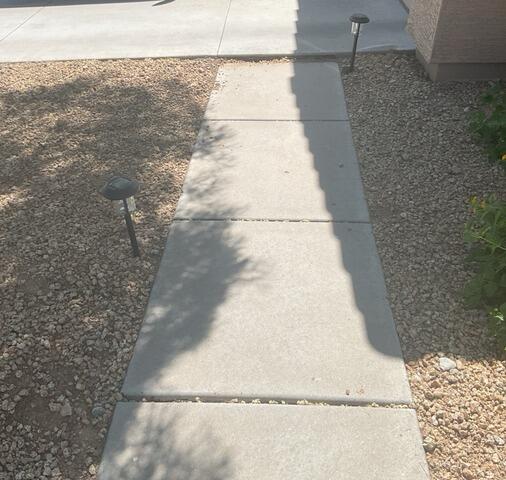 Concrete Walkway Repair & Leveling in Anthem, AZ - Before Photo