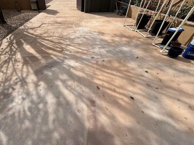 Backyard Patio Concrete Leveling and Crack Repair in Phoenix, AZ - After Photo