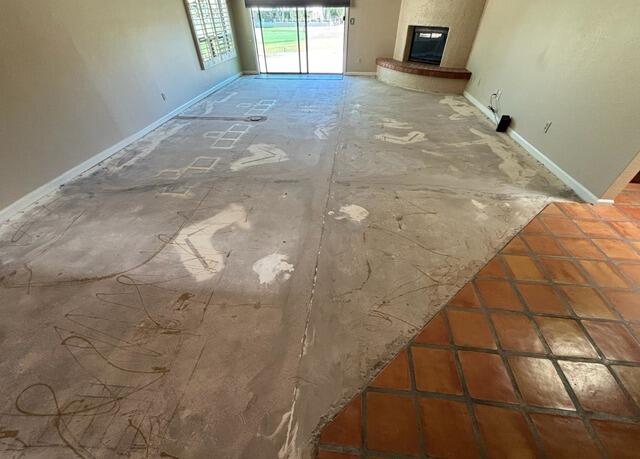 Interior Concrete Slab Crack Stitching in Rio Verde, AZ - After Photo