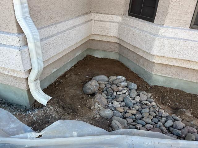 Horizontal Stem Wall Crack Repair in Glendale, AZ - After Photo