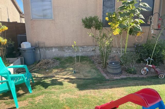 Stem Wall Repair for Crumbling Concrete and Exposed Rebar in Mesa, AZ - Before Photo