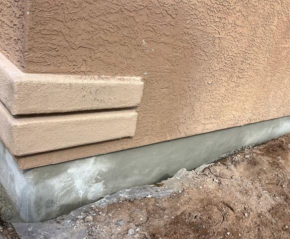 Mesa, AZ Stem Wall Repair - Cracked Corner Before and After - After Photo