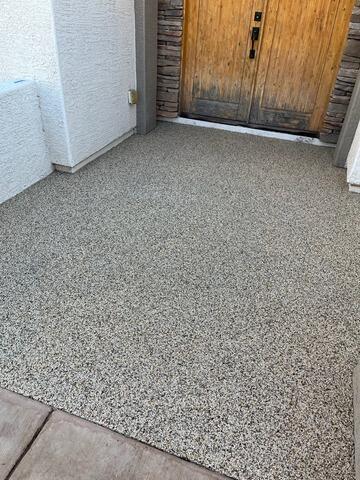Florence, AZ Front Entry Concrete Repair with Vuba Stone - After Photo