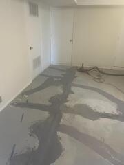 Before-and-After Floor Foundation Repair with Carbon Fiber Concrete Stitching: Concrete Leveling & Lifting