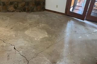 Concrete crack stitch repair in Munds Park, AZ