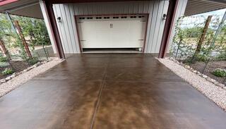 Driveway and Walkway Concrete Repair in Huachuca City, AZ. Polylevel, Nexuspro, and Decoshield