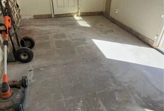 Concrete Crack Stitch Repair in Tucson, AZ.