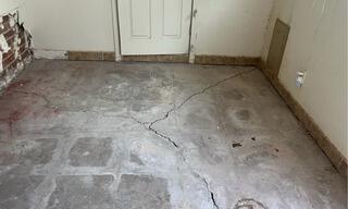 Concrete Crack Stitch Repair in Tucson, AZ.