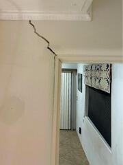 Interior Wall Crack Repair Above Doorway - Whittmann, AZ (Before & After)