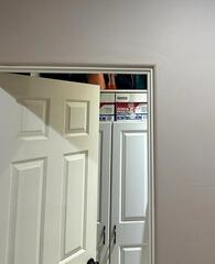 Interior Wall Crack Above Closet Door - Whittmann, AZ (Before & After)