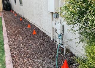 Stem Wall Restoration Along Side Foundation in El Mirage, AZ
