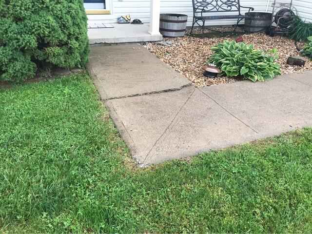 Concrete Repair in Mount Sterling, Kentucky - Before Photo