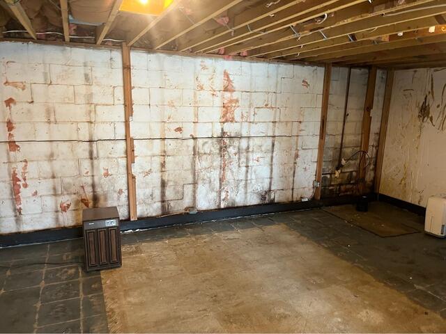 Foundation Wall Repair with Helical Anchors in Bagdad, Kentucky