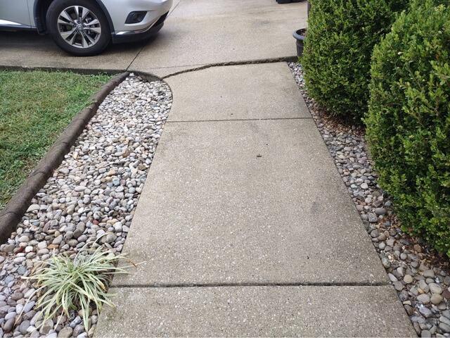 Concrete Repair Contractor in Frankfort, Kentucky - Before Photo