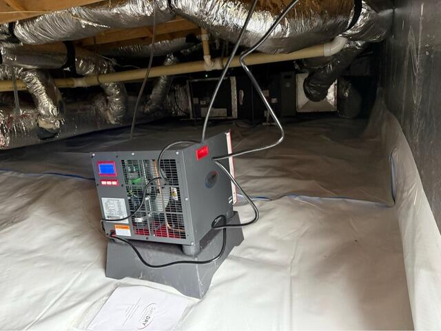 Crawl Space Dehumidification System in Jeffersonville, Kentucky - After Photo