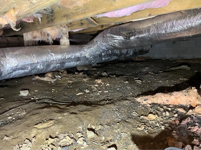 Crawl Space Repair in Hustonville, Kentucky - Before Photo