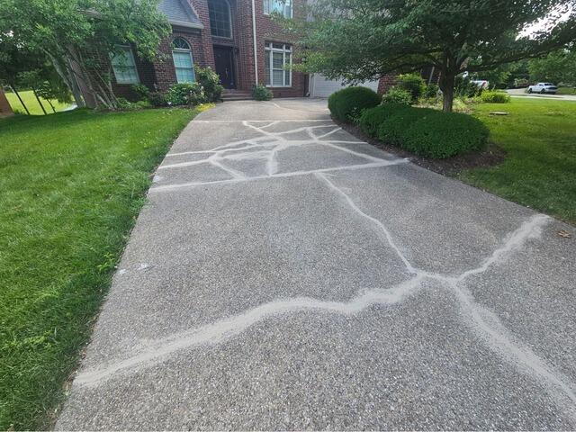 Concrete Driveway Repair in Lexington, KY - After Photo