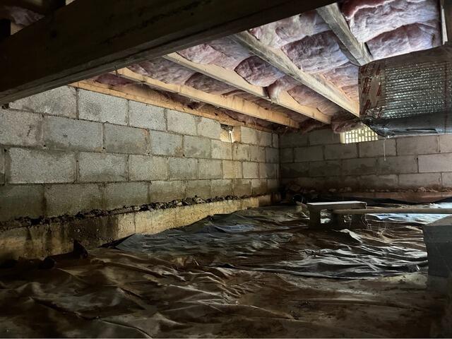 Crawl Space Repair in Cynthiana, KY - Before Photo