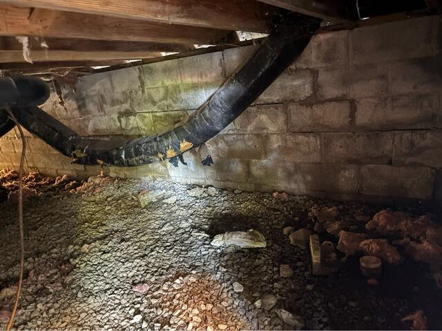 Crawl Space Foundation Repair in Lexington, KY - Before Photo