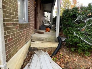 Helical Deck Support Piers Installation in Frankfort, Kentucky